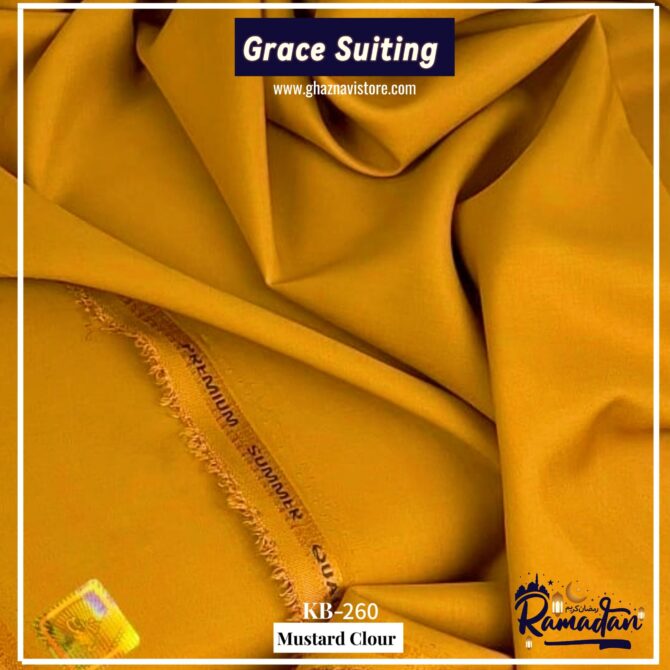Grace Suiting - Wash N Wear With Box Packing